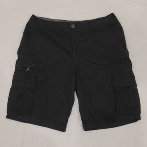 George Size 34 Black Cargo Shorts